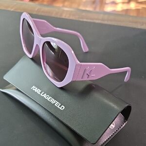 Karl Lagerfeld Lavender Sunglasses